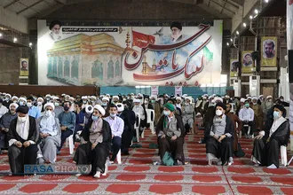 دیدار انتخاباتی طلاب جوان و فضلا با نماینده ولی فقیه در خوزستان&lrm;