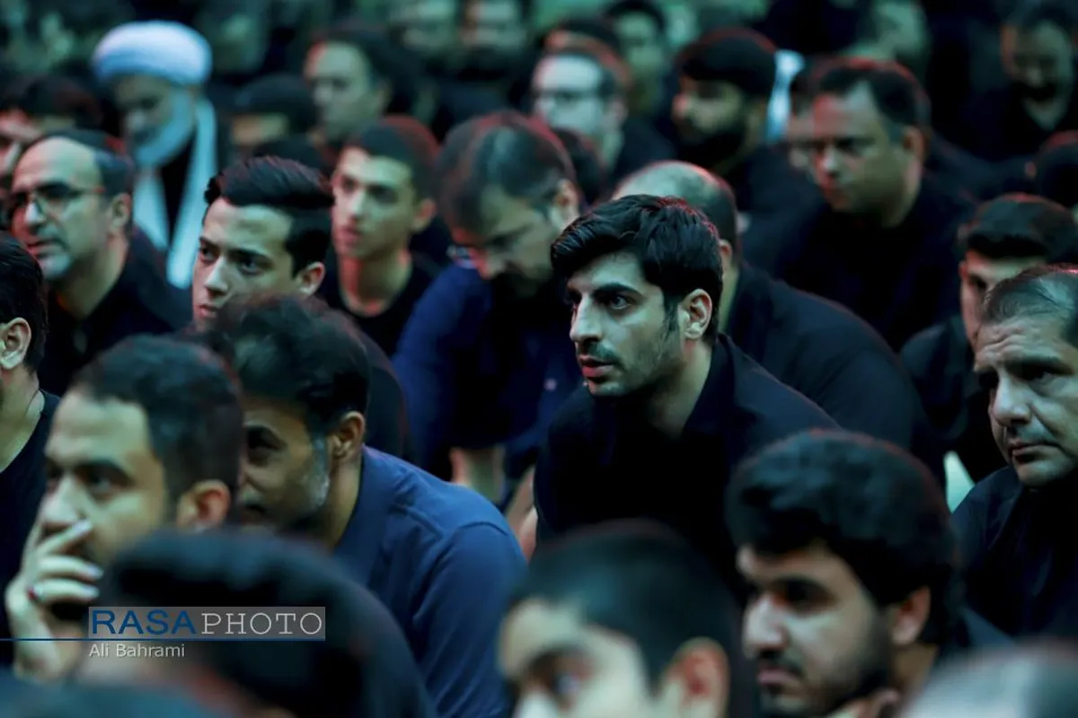 عزاداری هیئت فاطمیون قم در شب هفتم محرم