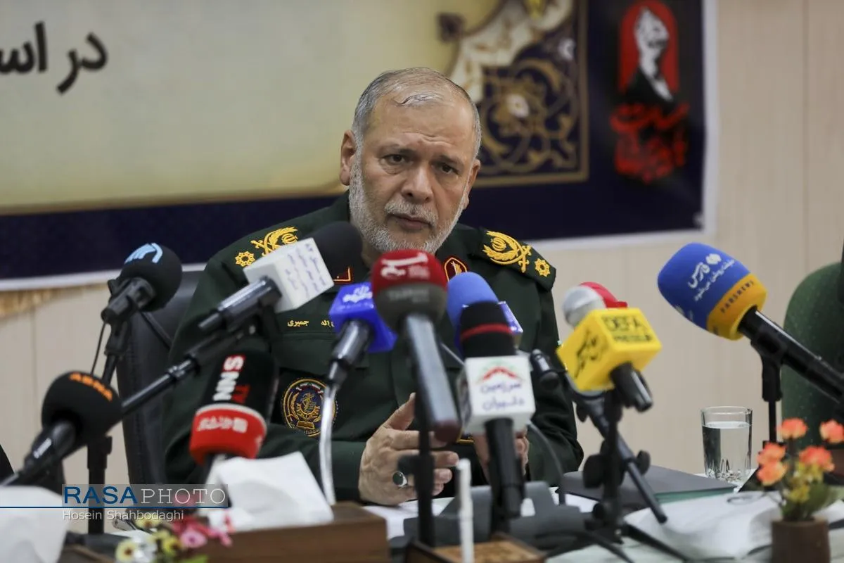 نشست خبری رئیس ستاد برگزاری مراسم تشییع امام شهید در استان قم