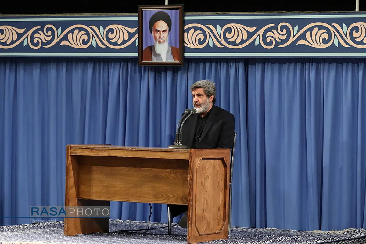 مراسم سوگواری سالروز شهادت مولای متقیان امام علی(ع) با حضور مقام معظم رهبری