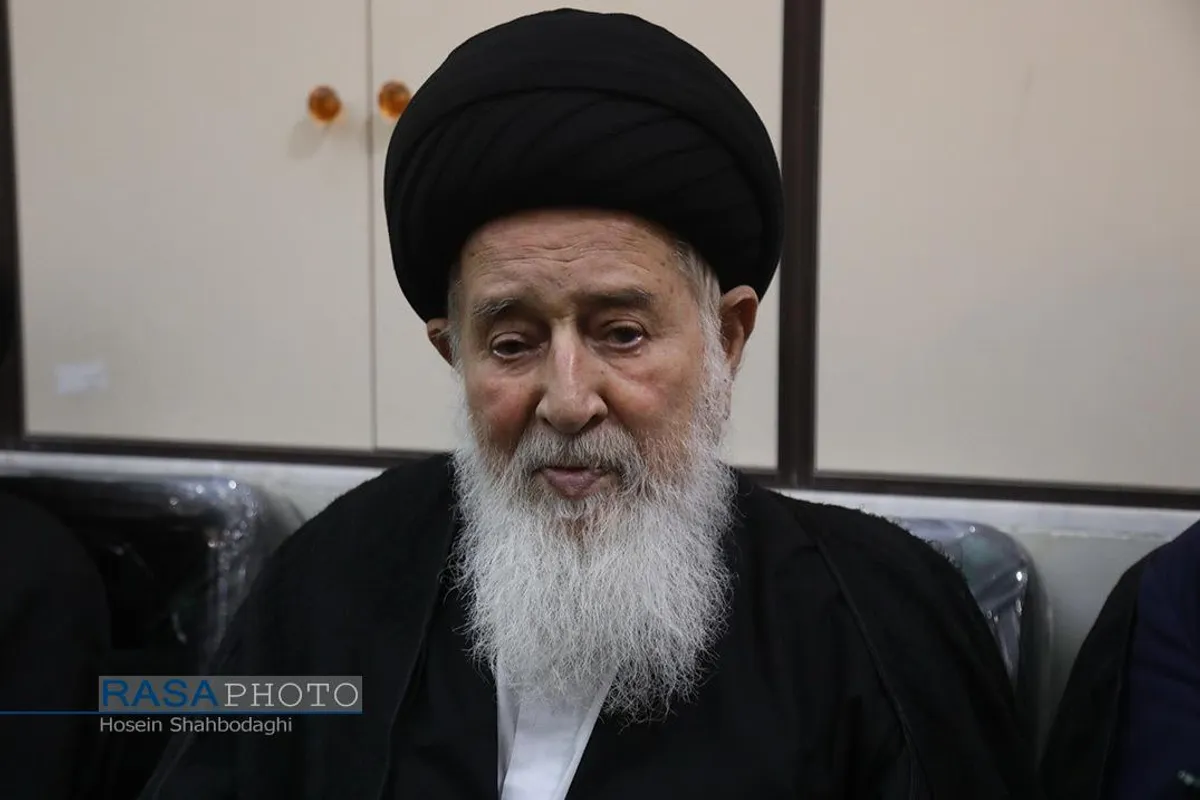 مراسم ختم همسر آیت الله شبیری زنجانی