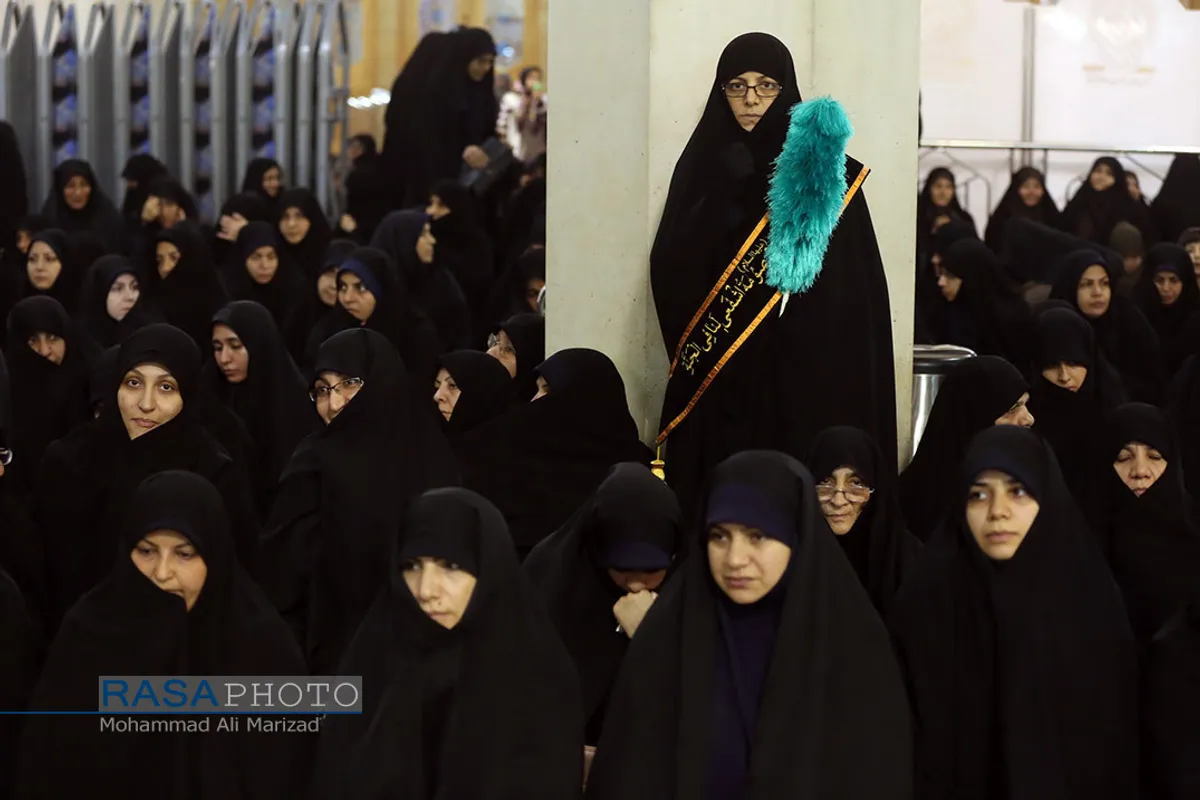 آیین شمع گردانی و خطبه خوانی شام وفات حضرت معصومه (س)