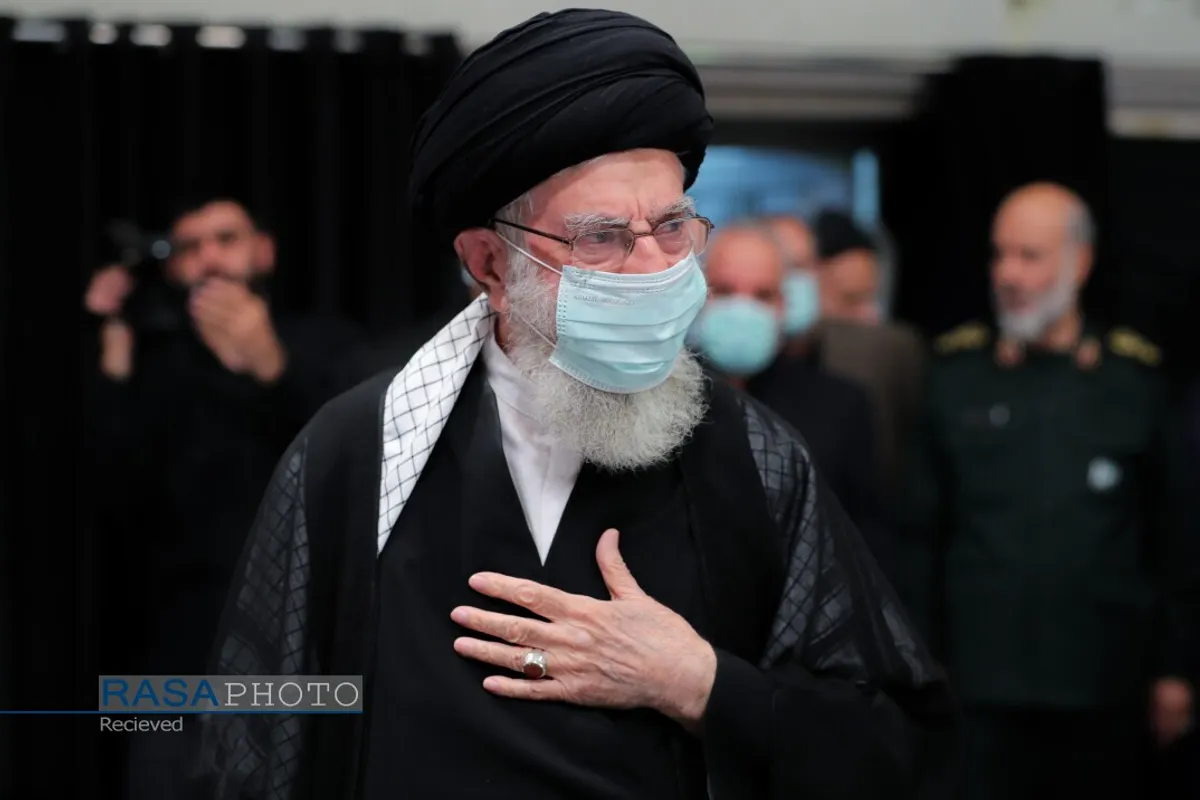 مراسم عزاداری روز اربعین هیئت&zwnj;های دانشجویی در حضور رهبر انقلاب