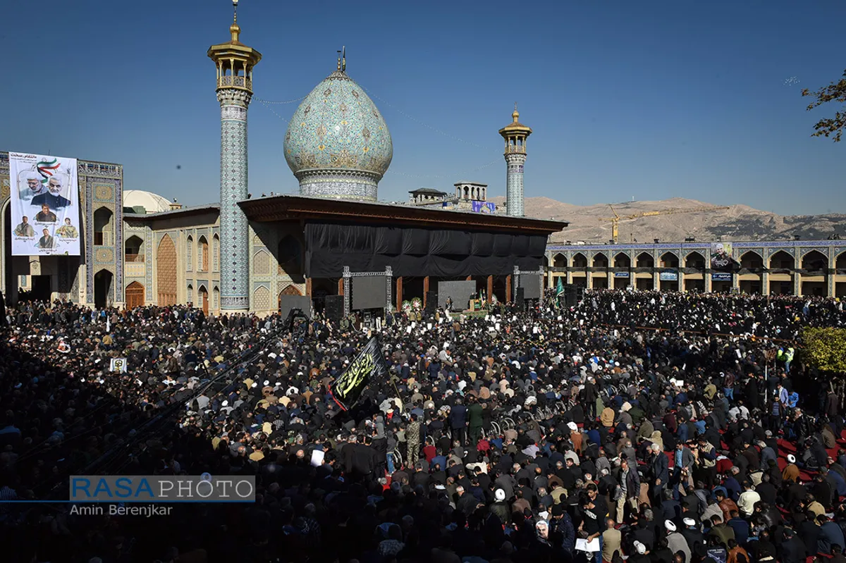 تجمع و راهپیمایی مردم غیور شیراز درپی شهادت سپهبد حاج قاسم سلیمانی
