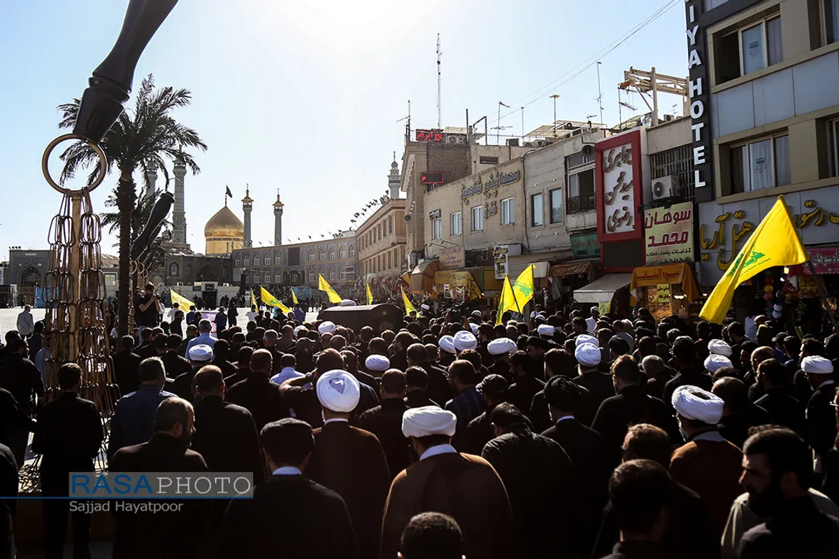 تشییع حجت الاسلام والمسلمین شیخ حسین کورانی در قم