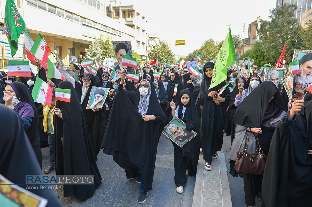 راهپیمایی "بانوان فاطمی" در شیراز
