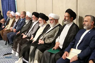 دیدار دست اندرکاران و کارگزاران حج با مقام معظم رهبری