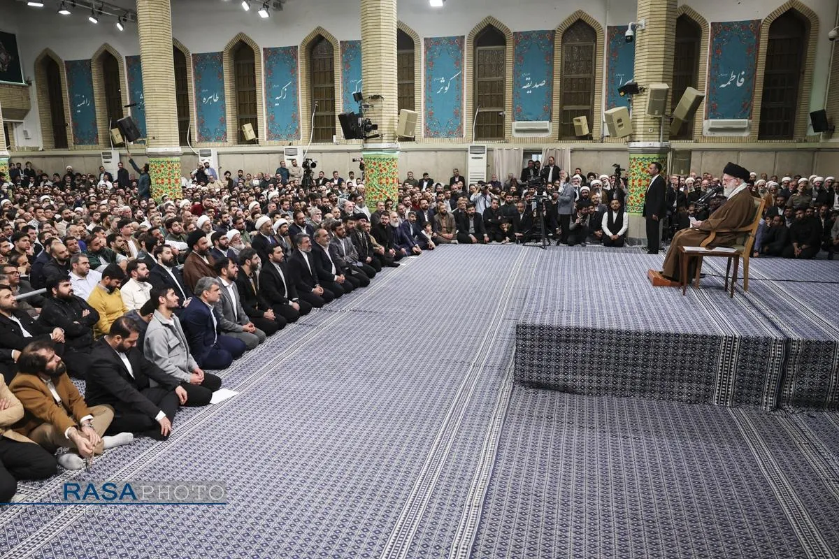 مراسم جشن میلاد حضرت صدیقه طاهره فاطمه زهرا (سلام&zwnj;الله&zwnj;علیها) با حضور رهبر انقلاب