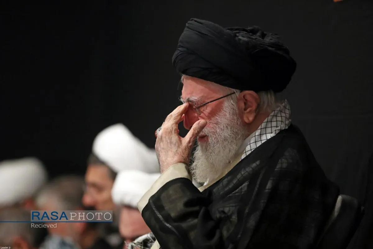 عزاداری هیئت&zwnj;های دانشجویی در روز اربعین حسینی (ع) با حضور رهبر انقلاب