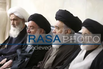 بزرگداشت رهبر شهید از سوی حضرت آیت&zwnj;الله سبحانی در حرم بانوی کرامت

