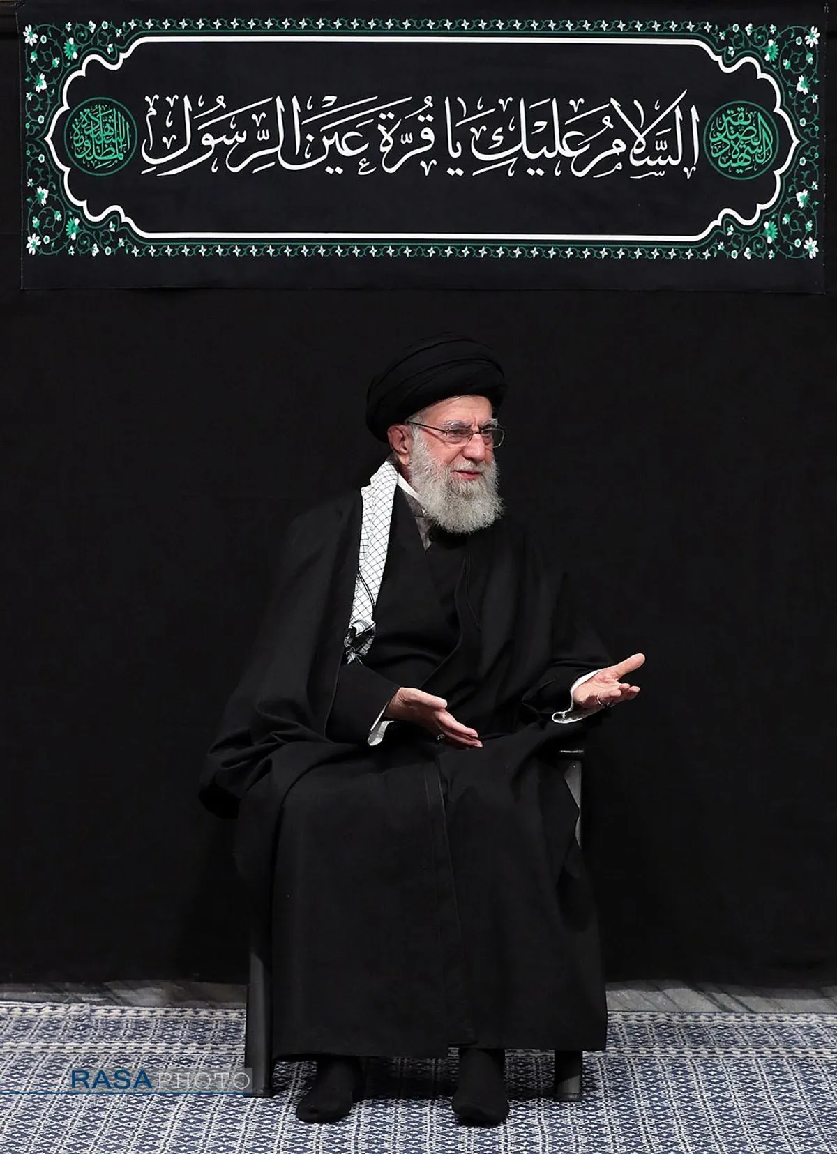 دومین شب مراسم عزاداری حضرت زهرا (سلام&zwnj;الله&zwnj;علیها) با حضور رهبر انقلاب