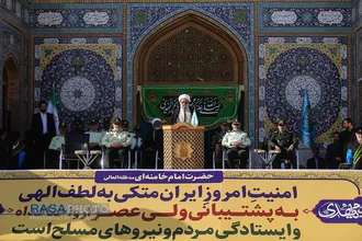 &laquo;عهد سربازی&raquo; نیرو&zwnj;های مسلح با امام زمان (عج) در جمکران&lrm;&lrm;