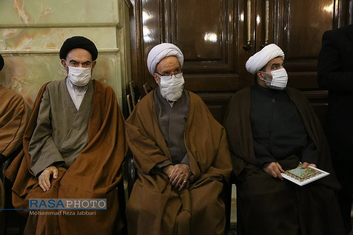 مراسم ترحیم حضرت آیت الله صافی گلپایگانی با حضور مراجع، علما و شخصیت&zwnj;های حوزوی