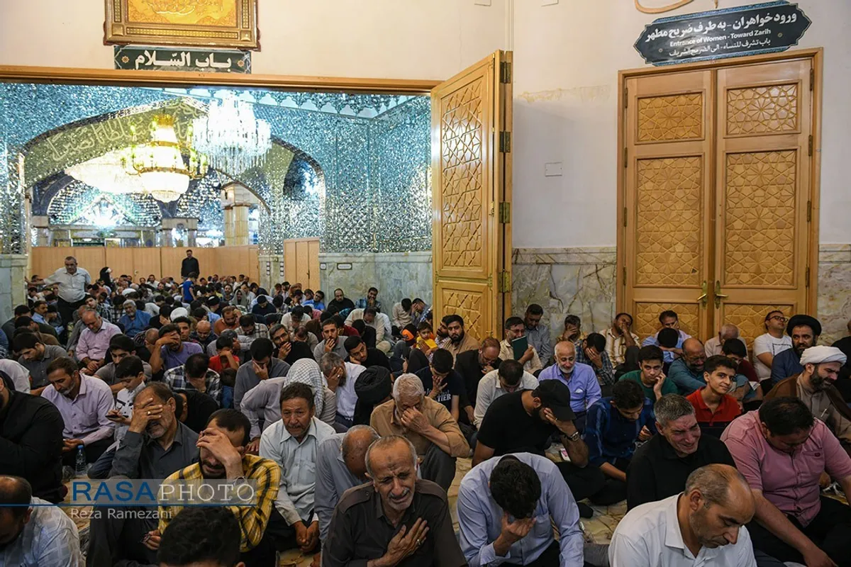 مراسم پرفیض دعای عرفه در حرم کریمه اهلبیت (سلام&zwnj;الله&zwnj;علیها)