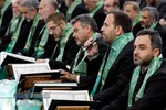 آیین تعویض پرچم گنبد منور رضوی در روز میلاد امام رضا(علیه&zwnj;السلام)