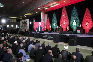 مراسم بزرگداشت چهلم تشییع و تدفین «آقای شهید ایران»
