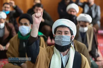 تجمع اساتید و طلاب در حمایت از آرمان&zwnj;های نظام و ولایت فقیه