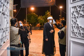 عزاداری هیئت ثارالله قم در شب هفتم محرم ۱۴۴۳