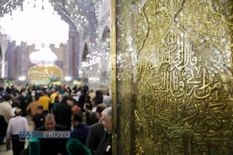 مراسم تحویل سال ۱۴۰۳ در حرم مطهر رضوی