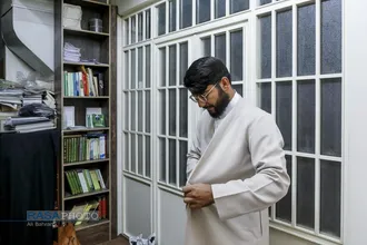 جشن عمامه&zwnj;گذاری طلاب در روز عید غدیر