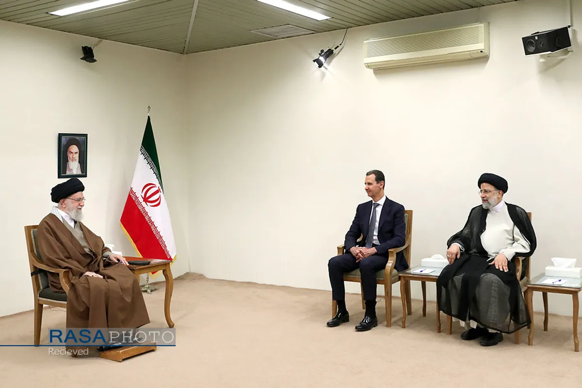 دیدار رئیس جمهور سوریه و هیئت همراه با مقام معظم رهبری