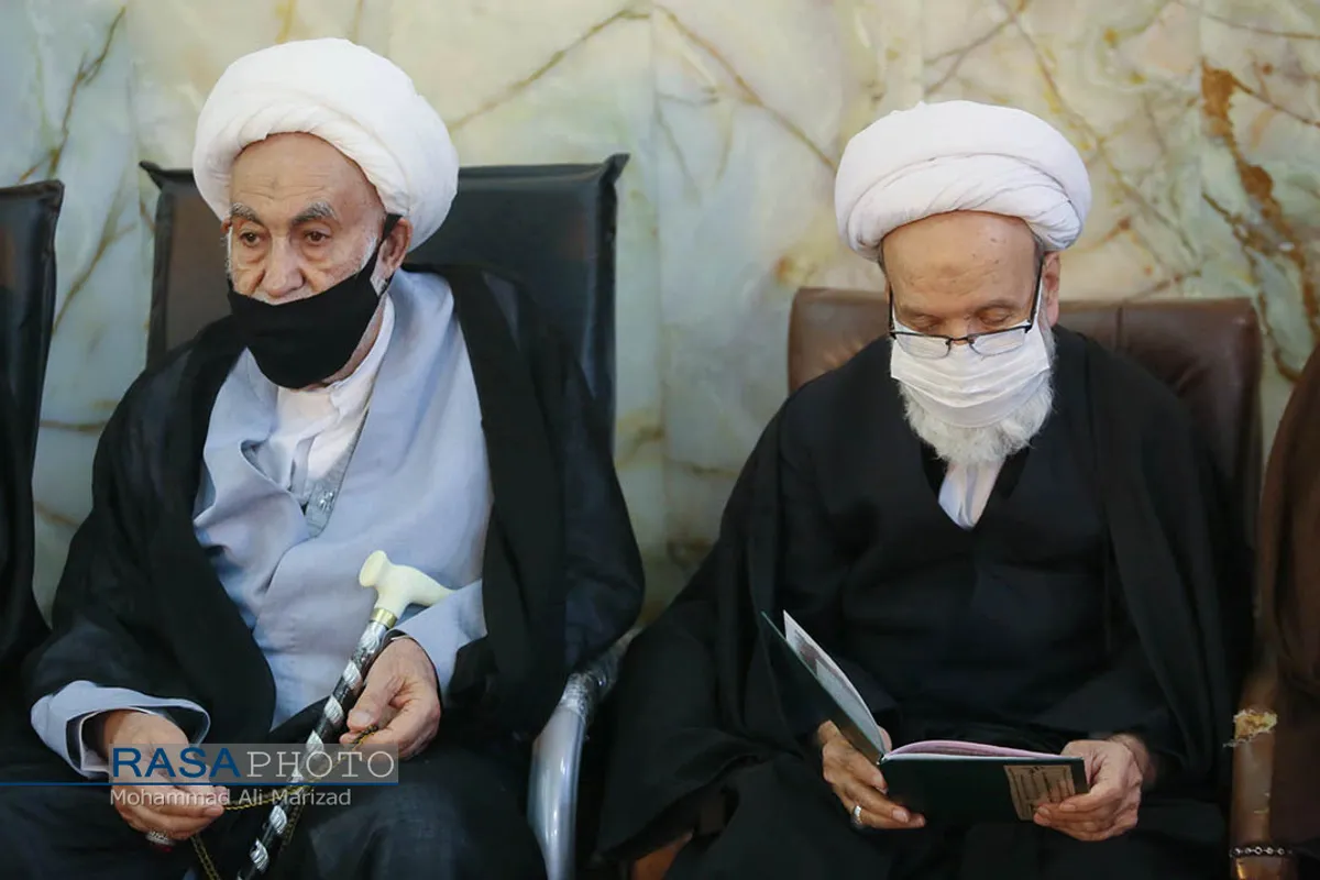 مراسم چهلم مرحوم آیت الله مجتهد شبستری در حرم کریمه اهل&zwnj;بیت (ع)