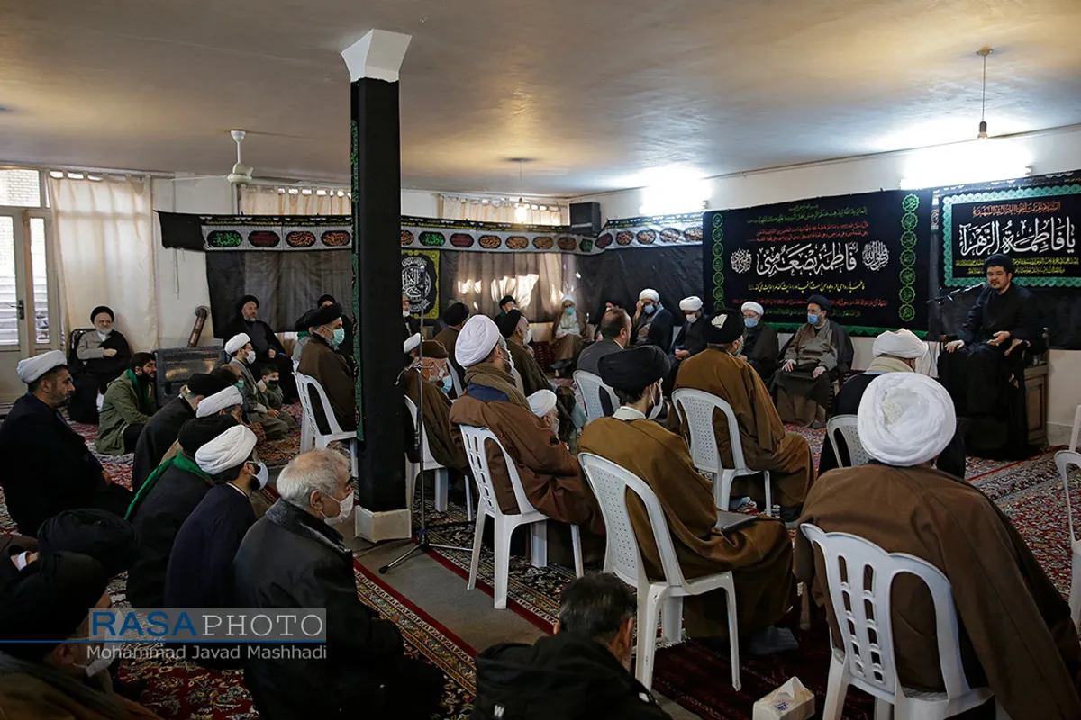 عزاداری شهادت حضرت زهرا (سلام الله علیها) در بیت آیت الله مرتضوی