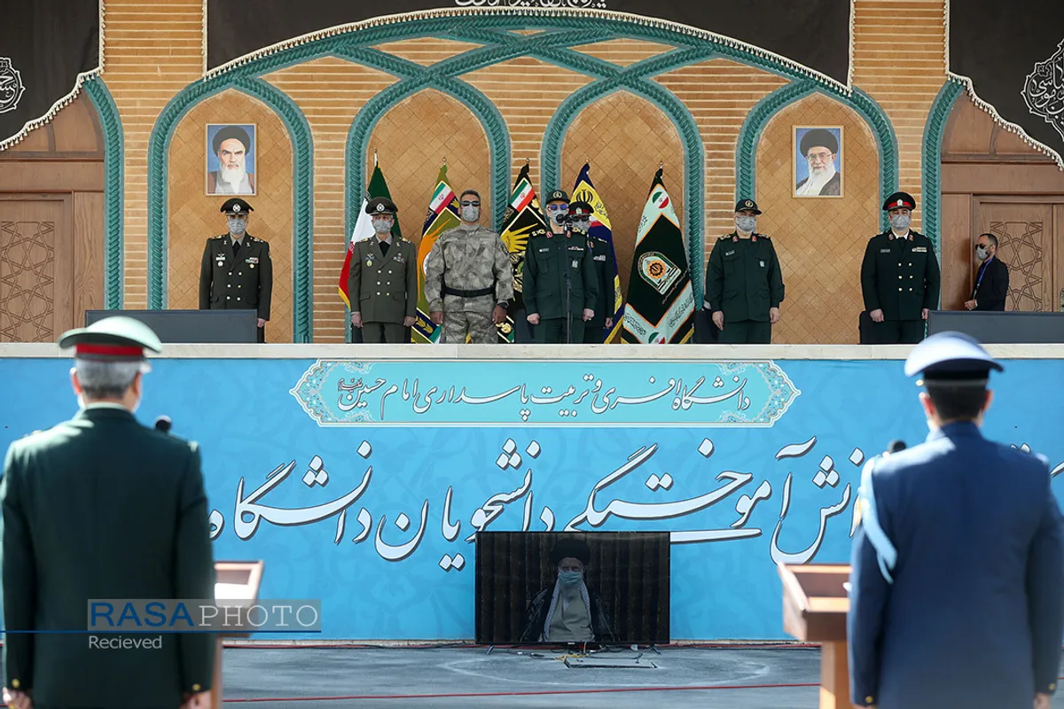 مراسم مشترک دانش&zwnj;آموختگی دانشجویان دانشگاه&zwnj;های افسری نیروهای مسلح