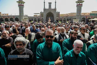دسته عزاداری خادمان کریمه اهل&zwnj;بیت (ع) در روز شهادت امام رئوف (ع)