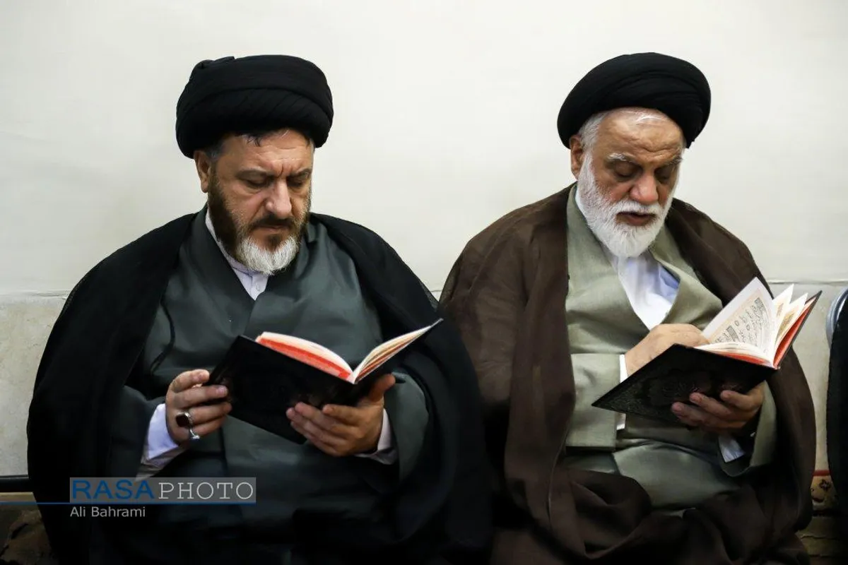 بزرگداشت شهید سید حسن نصرالله در بیت حضرت آیت الله مکارم شیرازی