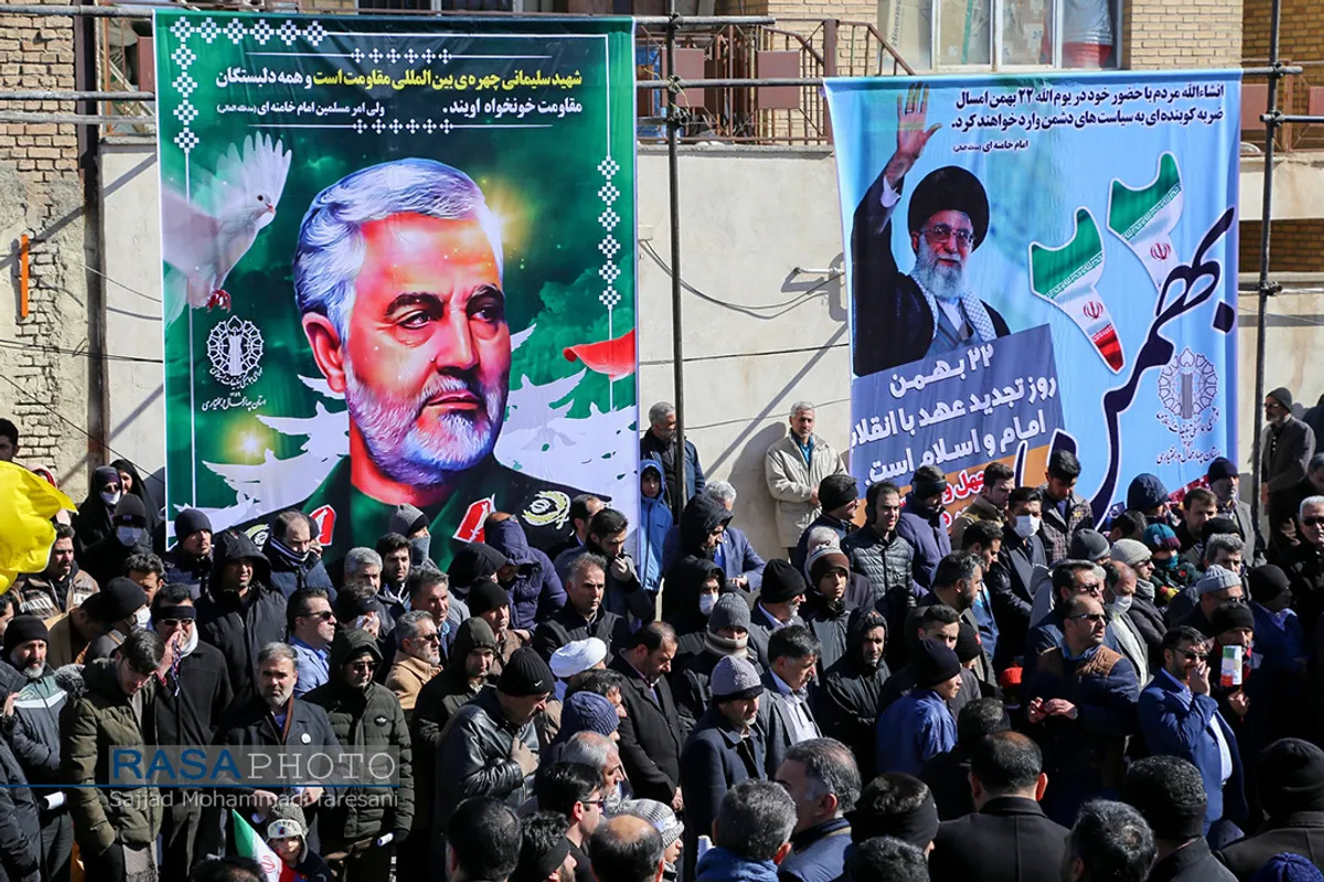 فجر سلیمانی | راهپیمایی پرشور ۲۲ بهمن در شهرکرد