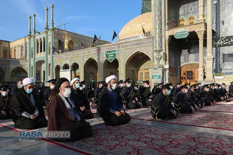 خطبه&zwnj;خوانی خادمان حرم کریمه اهل&zwnj;بیت (س) در روز شهادت امام موسی کاظم (ع)