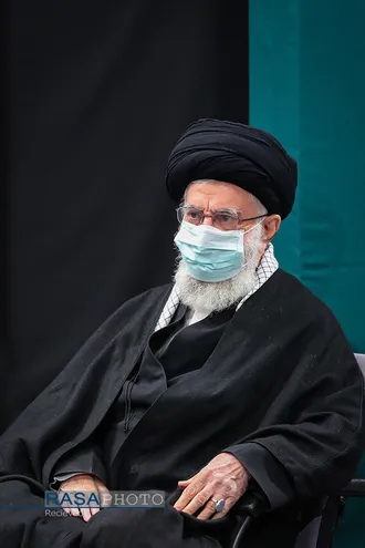 عزاداری شام شهادت حضرت زهرا (سلام&zwnj;الله&zwnj;علیها) با حضور رهبر انقلاب