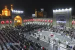 حال و هوای حرم مطهر رضوی در شب شهادت حضرت امام کاظم (علیه&zwnj;السلام)