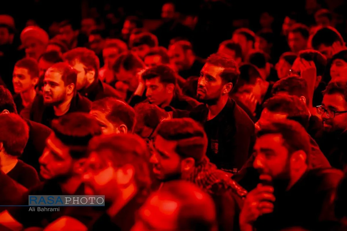 عزاداری هیئت فاطمیون قم در شب هفتم محرم