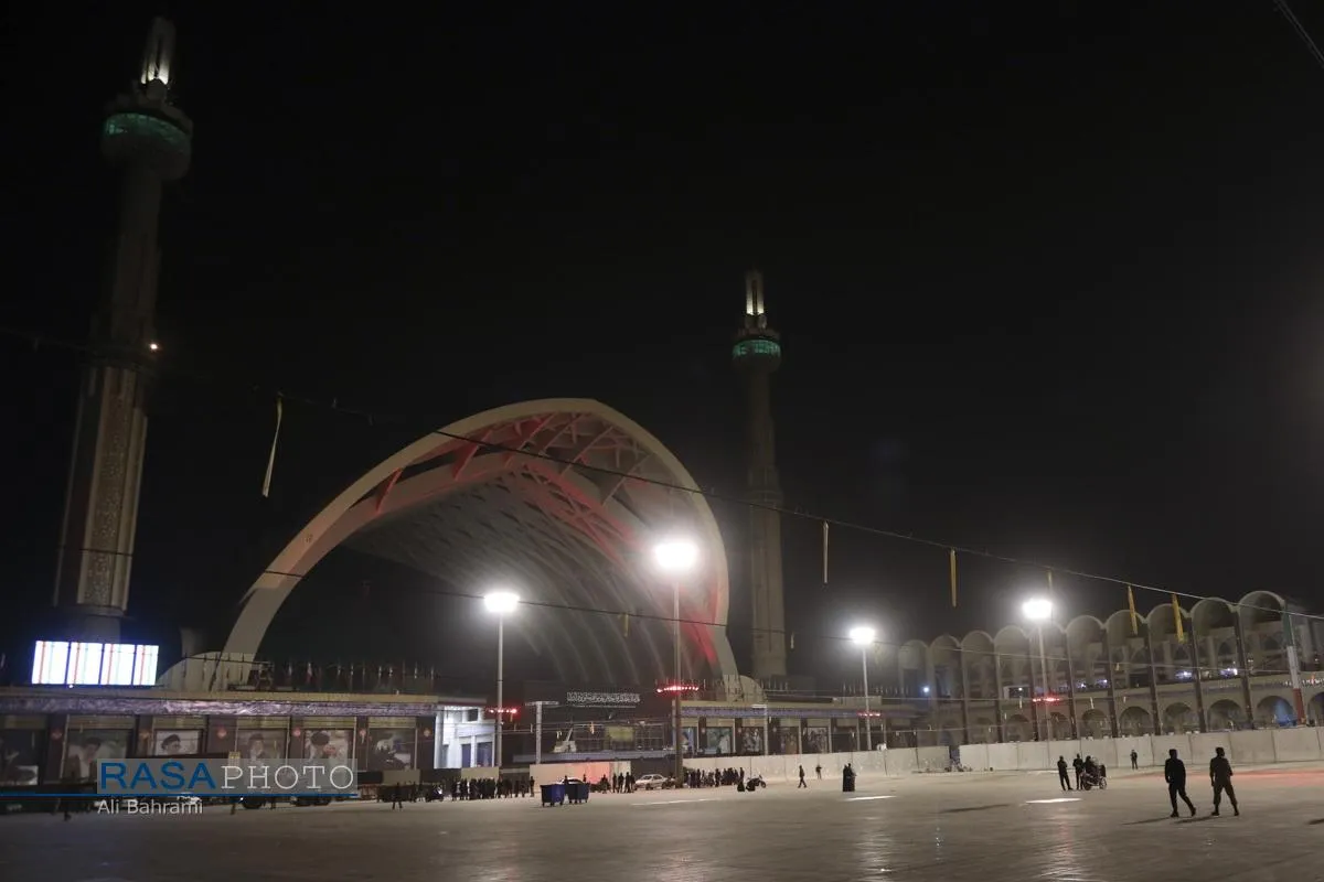 آخرین مراحل آماده سازی محل برگزاری بزرگترین وداع تاریخ