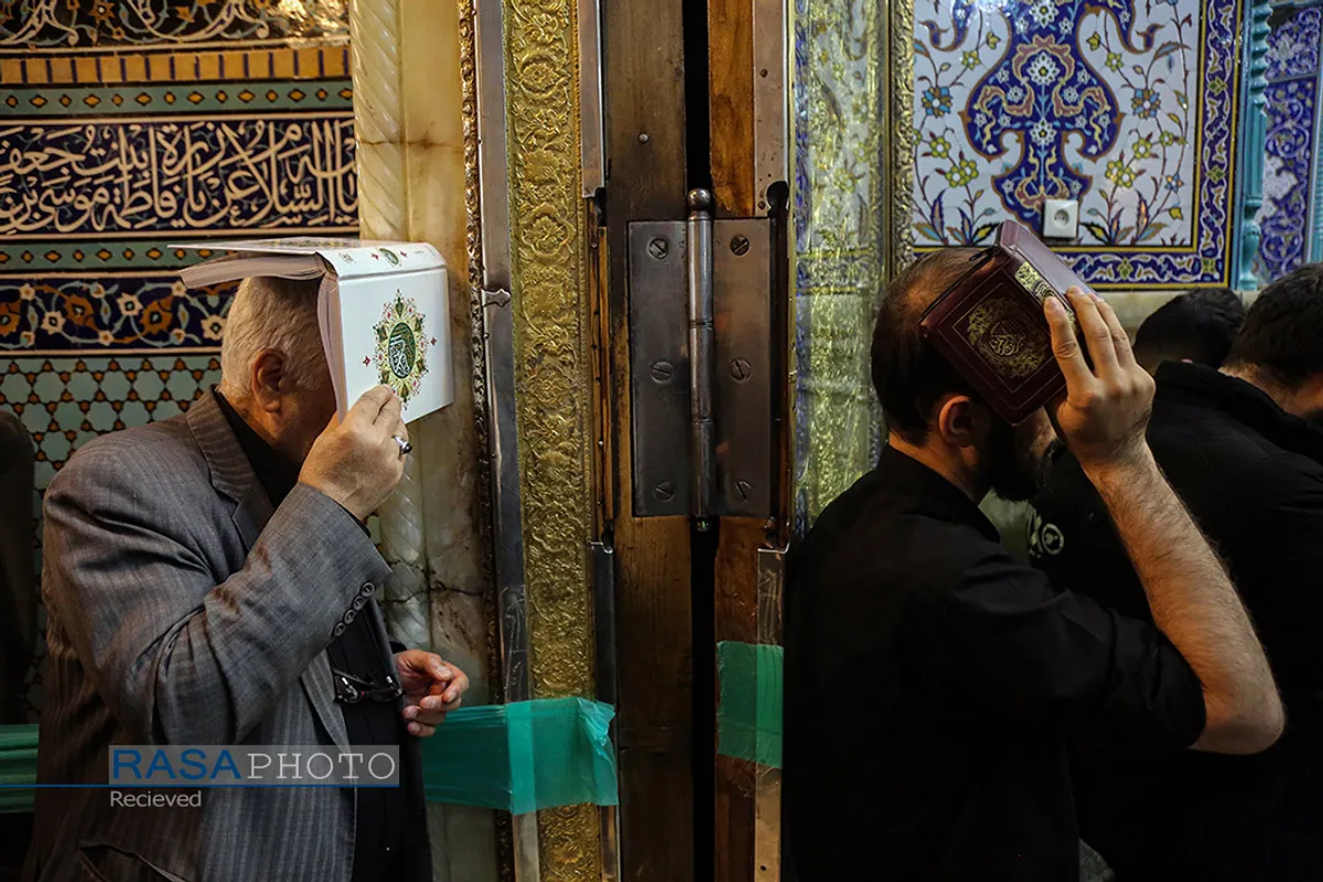 مراسم شب بیست و سوم ماه مبارک رمضان در حرم کریمه اهل بیت (سلام الله علیها)