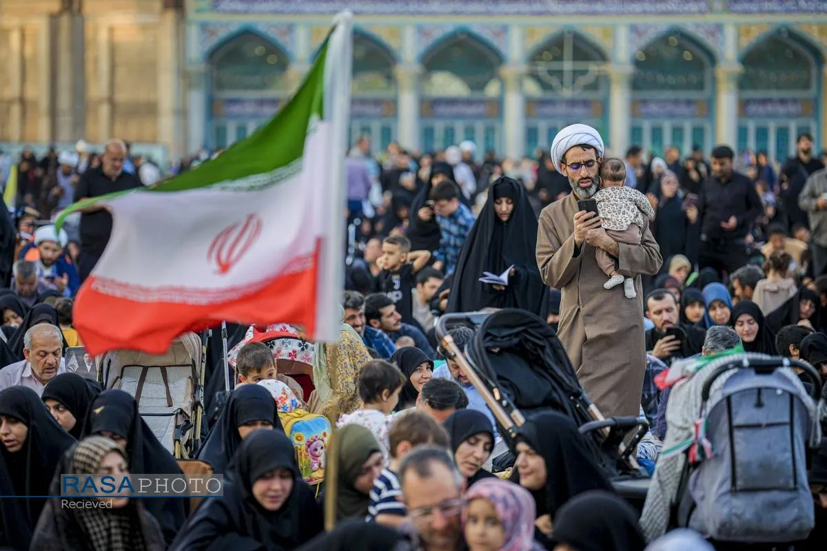 مراسم پر فیض دعای عرفه در مسجد مقدس جمکران