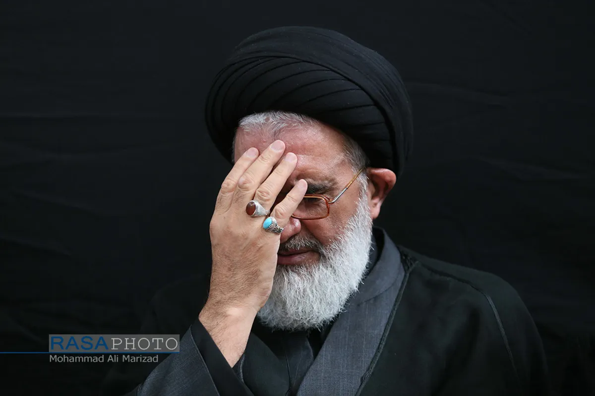 عزاداری روز هشتم محرم در بیت حضرت آیت الله شبیری زنجانی