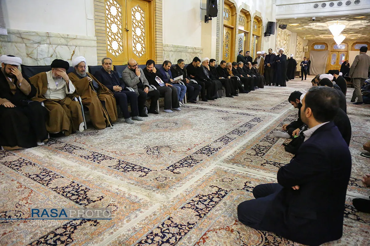 مراسم گرامیداشت عروج یافتگان حادثه هواپیمای اوکراینی