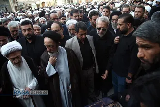 تشییع همسر آیت الله شبیری زنجانی