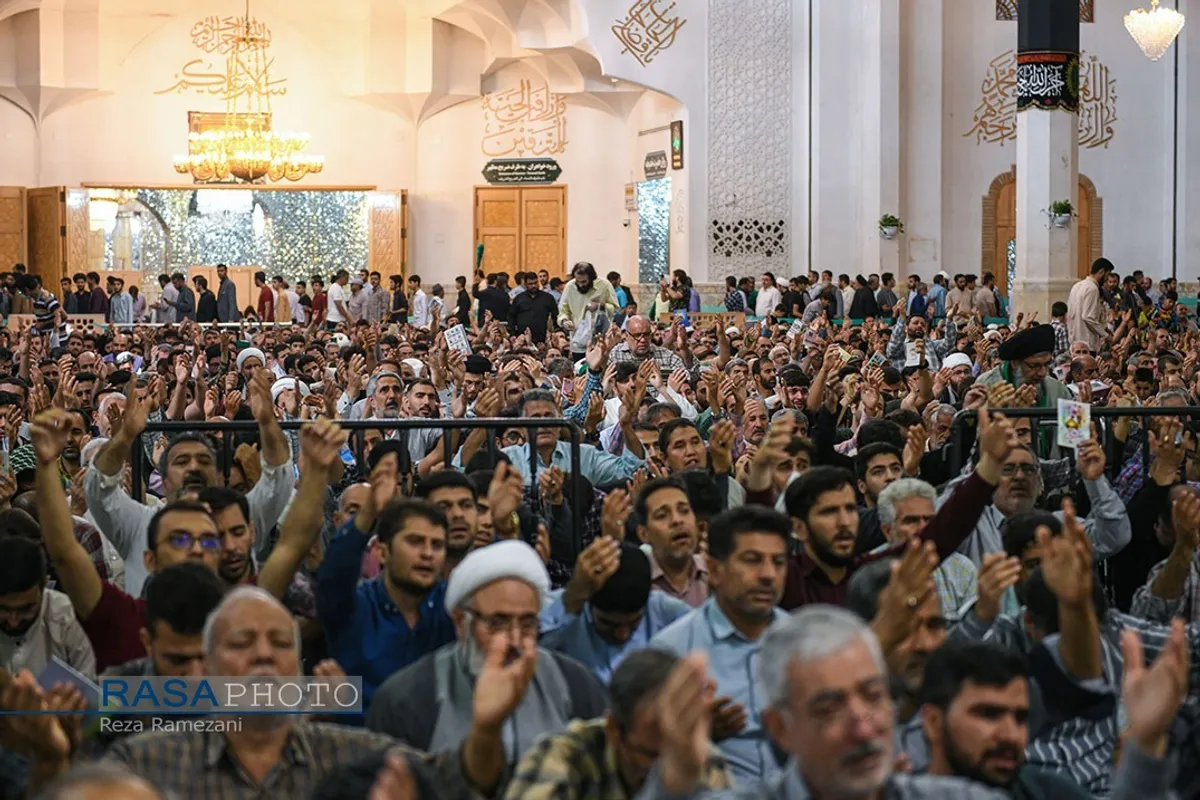 مراسم پرفیض دعای عرفه در حرم کریمه اهلبیت (سلام&zwnj;الله&zwnj;علیها)