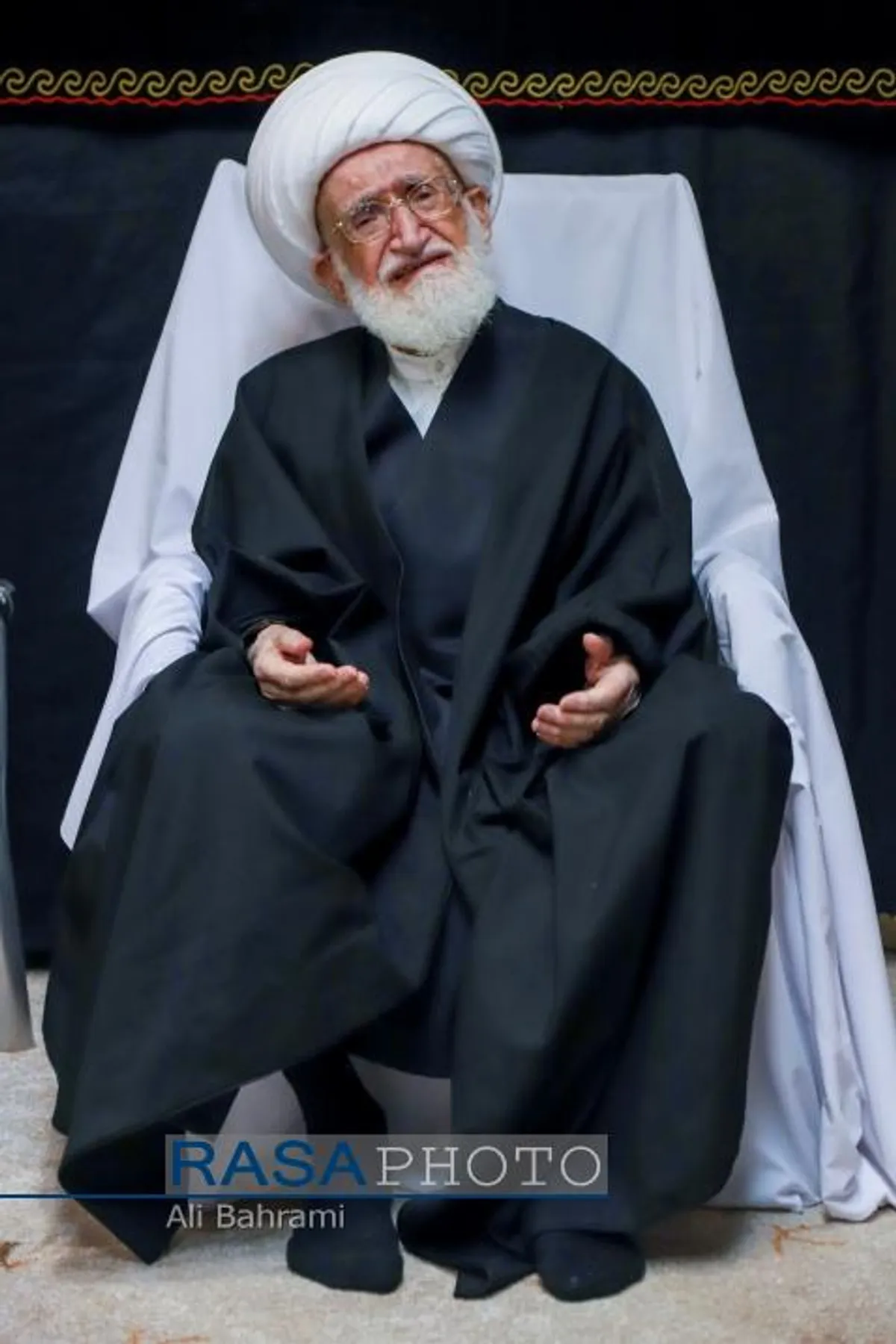 عزاداری روز تاسوعای حسینی با حضور حضرت آیت الله نوری همدانی