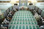 دیدار جمعی از علما و شخصیت&zwnj;های حوزوی با رئیس جمهور