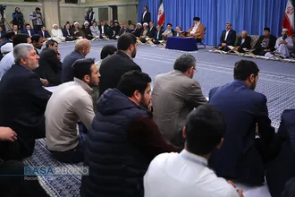 دیدار شرکت&zwnj;کنندگان در مسابقات بین&zwnj;المللی قرآن با رهبر انقلاب