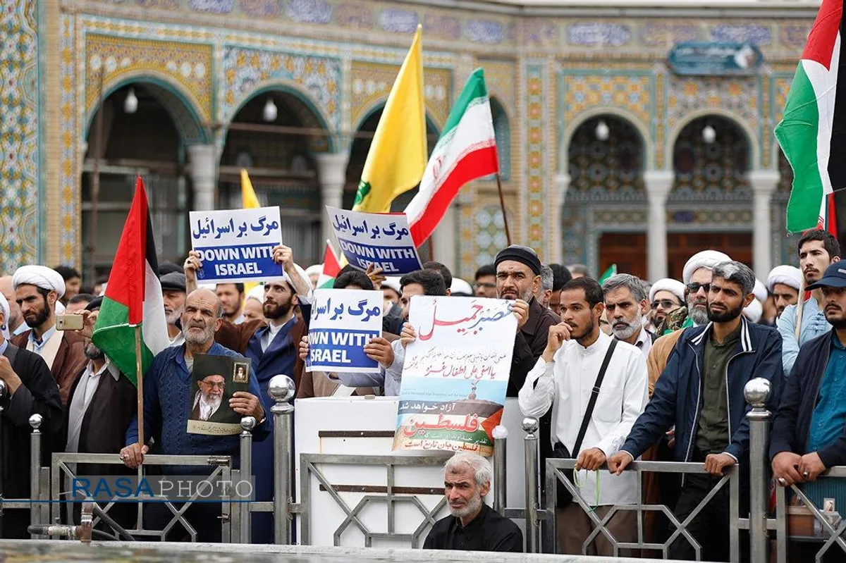راهپیمایی یوم الله 13 آبان در قم