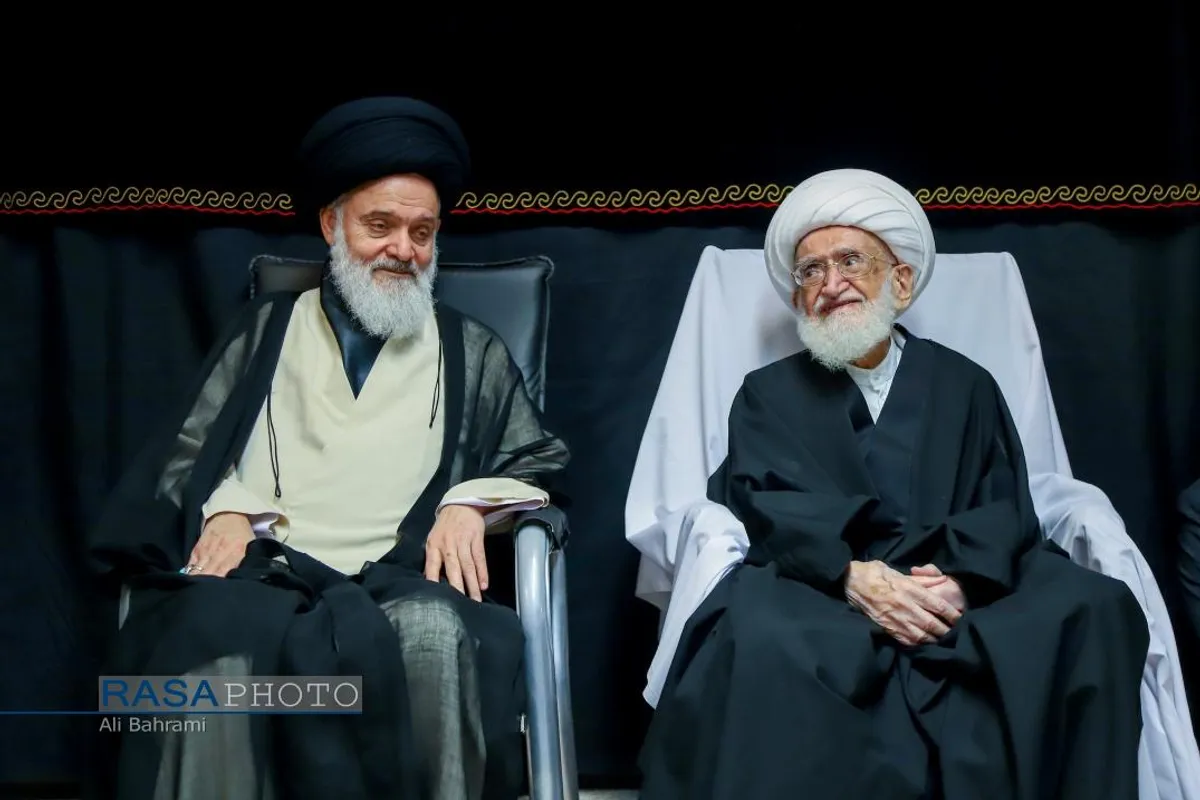 عزاداری روز تاسوعای حسینی با حضور حضرت آیت الله نوری همدانی