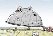 سستی گنبد آهنین در برابر مشت آهنین