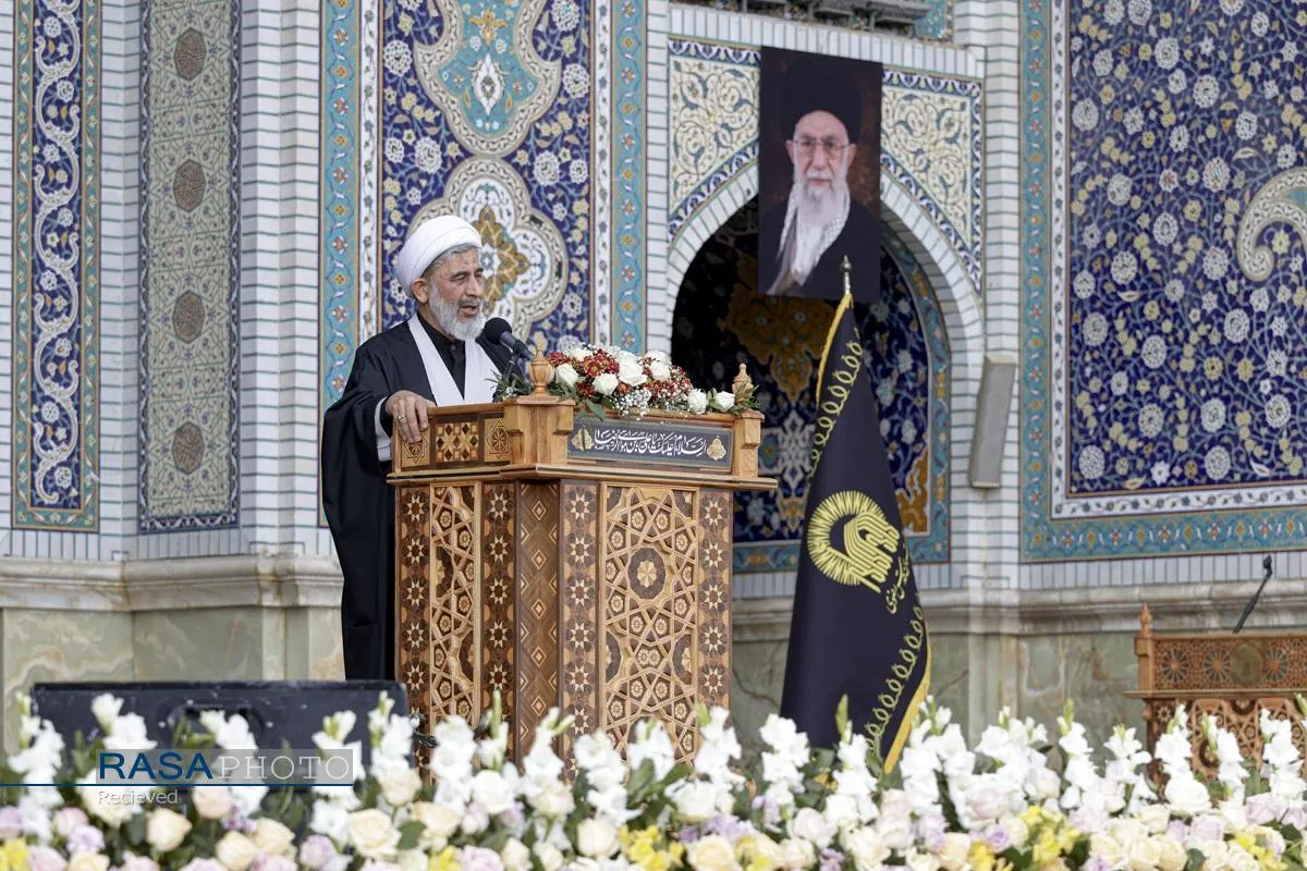 مجلس عزای شهادت رهبر معظم انقلاب (ره) در حرم مطهر رضوی