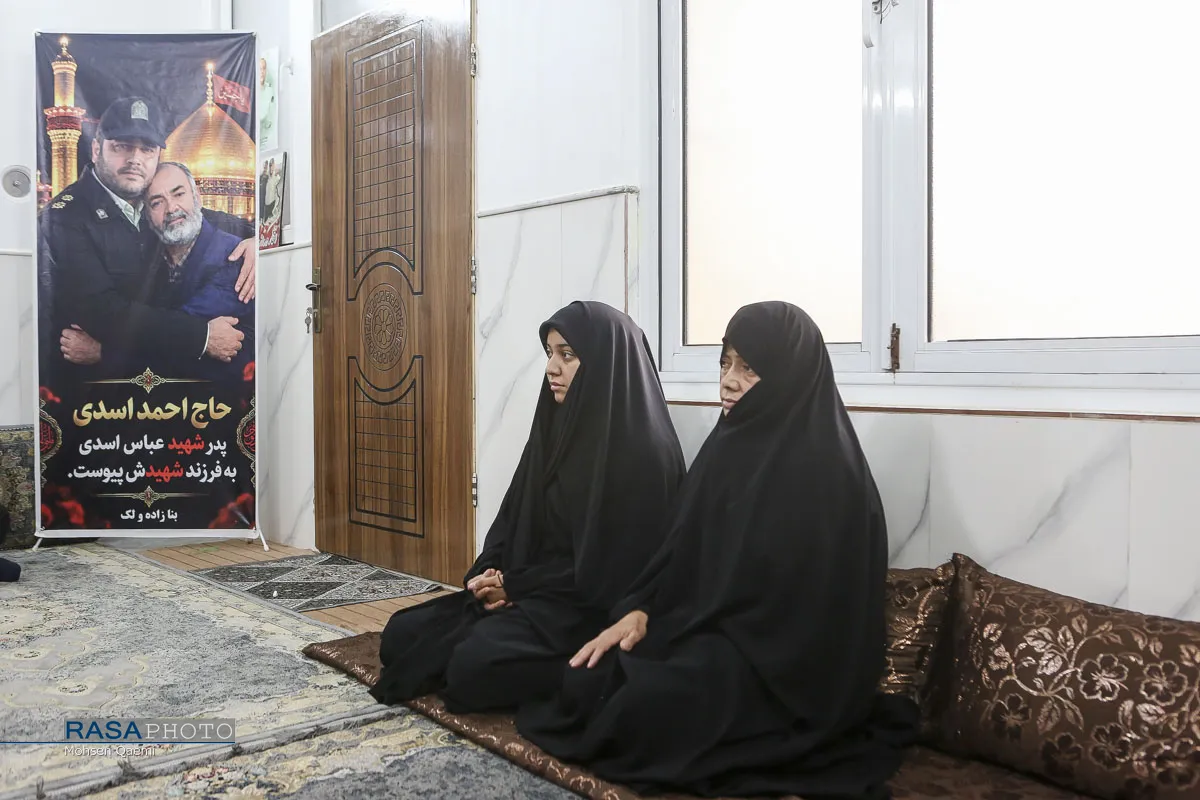 دیدار مدیرعامل و اعضای خبرگزاری رسا با خانواده شهید عباس اسدی
